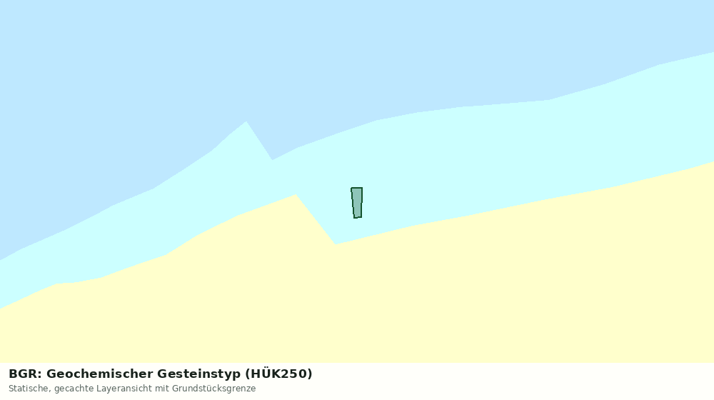 Statische Kartenansicht: BGR: Geochemischer Gesteinstyp (HÜK250)
