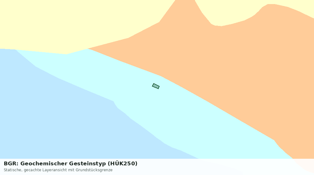Statische Kartenansicht: BGR: Geochemischer Gesteinstyp (HÜK250)