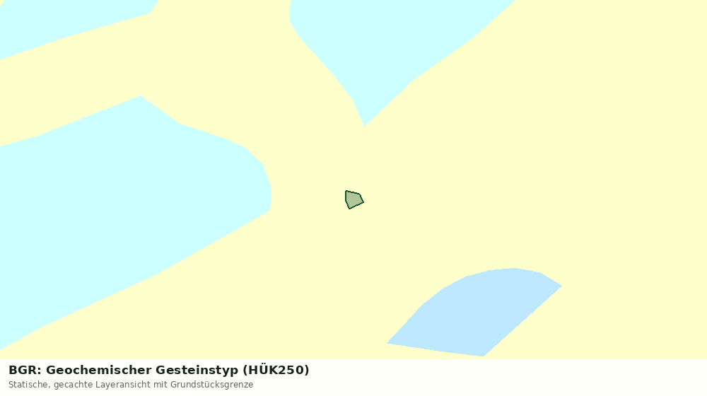 Statische Kartenansicht: BGR: Geochemischer Gesteinstyp (HÜK250)