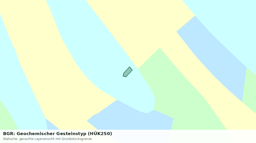 Statische Kartenansicht: BGR: Geochemischer Gesteinstyp (HÜK250)