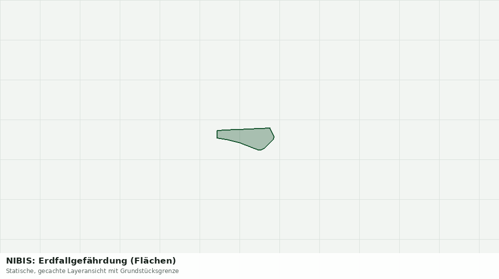 Statische Kartenansicht: NIBIS: Erdfallgefährdung (Flächen)