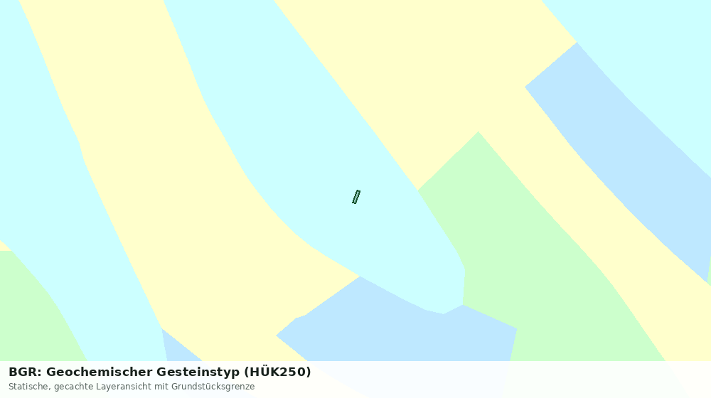 Statische Kartenansicht: BGR: Geochemischer Gesteinstyp (HÜK250)
