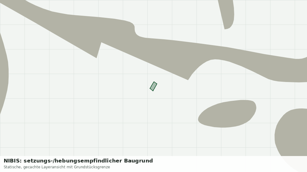 Statische Kartenansicht: NIBIS: setzungs-/hebungsempfindlicher Baugrund