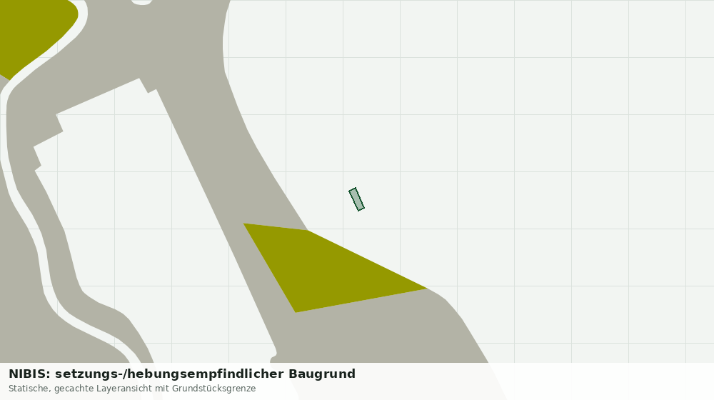 Statische Kartenansicht: NIBIS: setzungs-/hebungsempfindlicher Baugrund