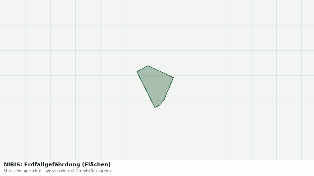 Statische Kartenansicht: NIBIS: Erdfallgefährdung (Flächen)