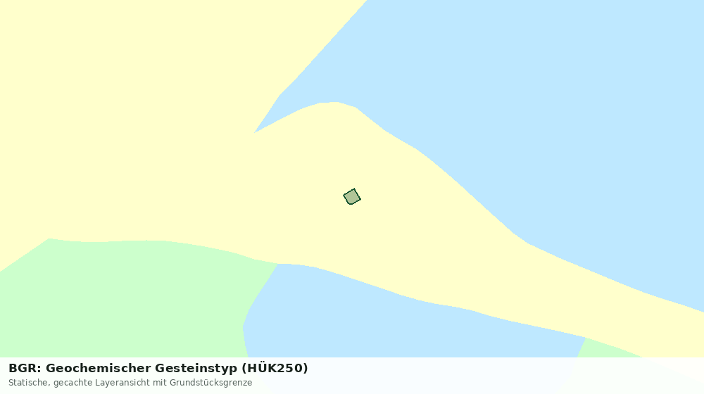 Statische Kartenansicht: BGR: Geochemischer Gesteinstyp (HÜK250)