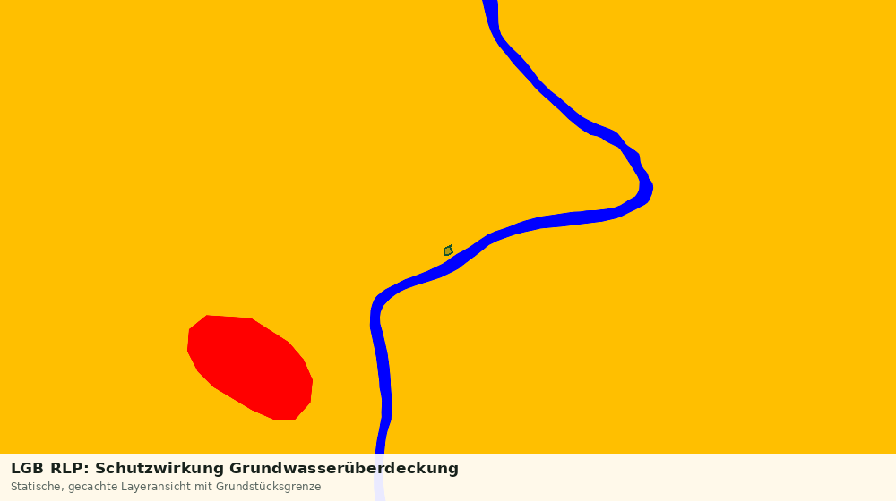 Statische Kartenansicht: LGB RLP: Schutzwirkung Grundwasserüberdeckung