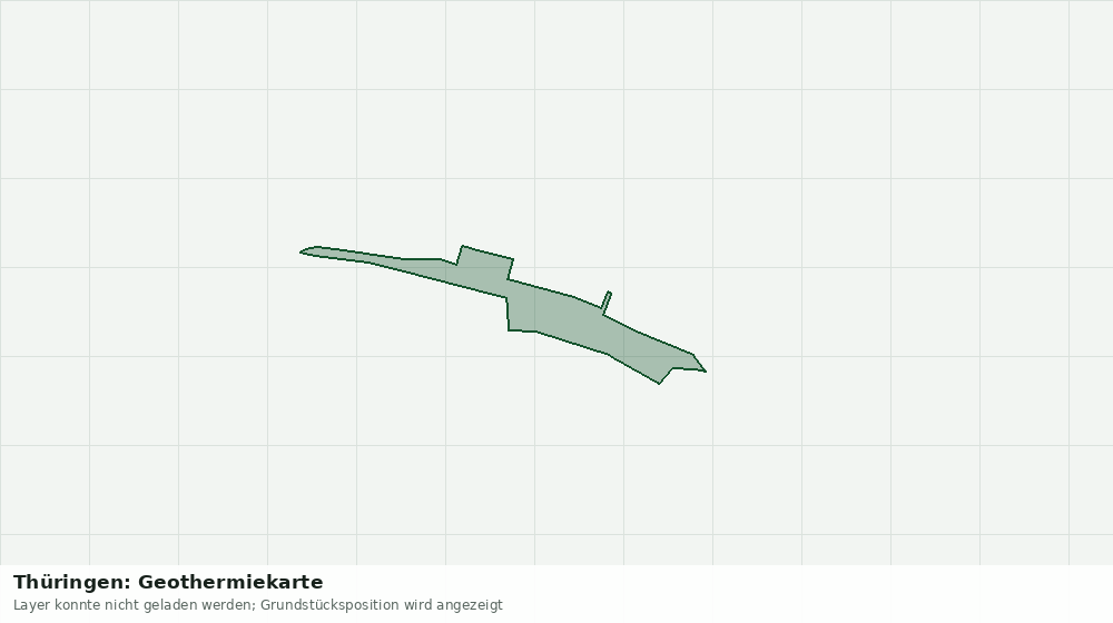 Statische Kartenansicht: Thüringen: Geothermiekarte