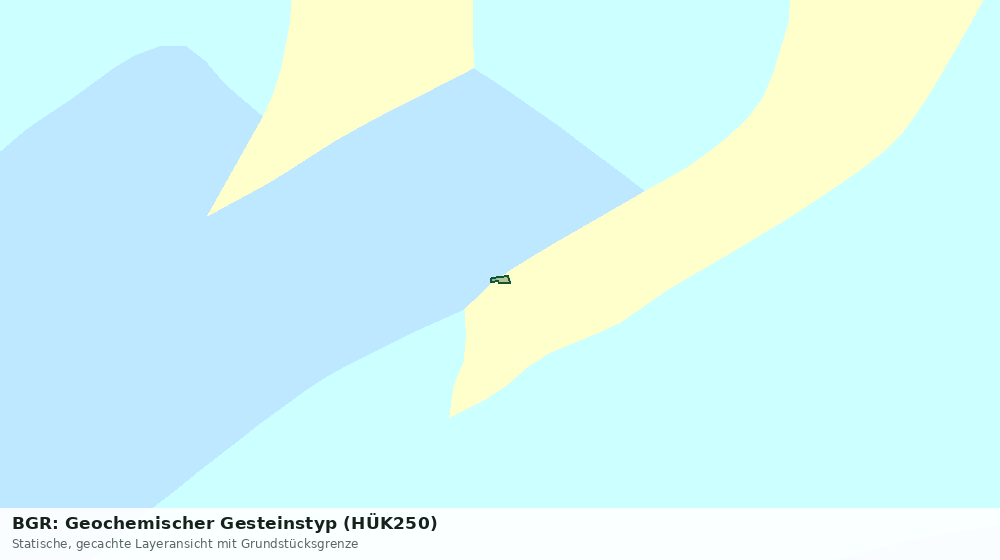 Statische Kartenansicht: BGR: Geochemischer Gesteinstyp (HÜK250)