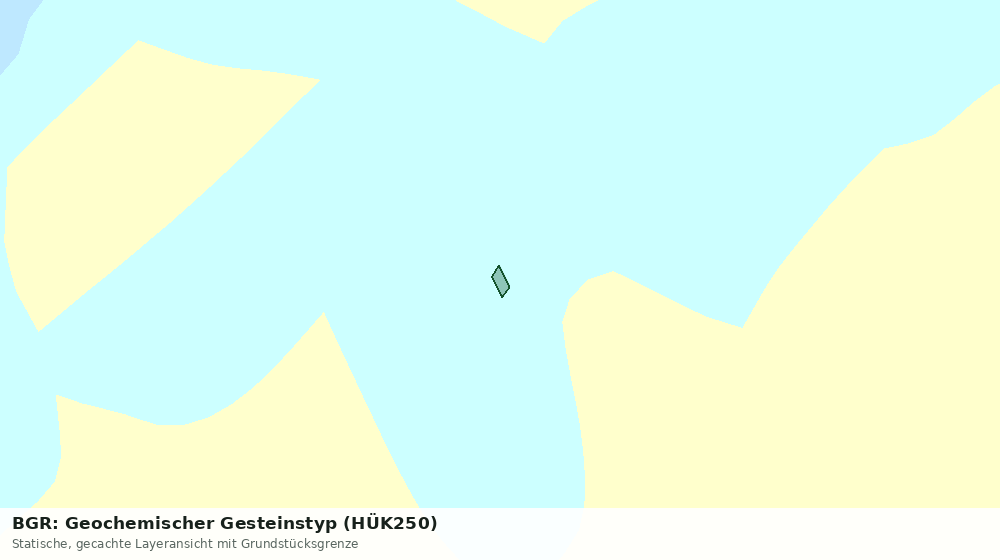 Statische Kartenansicht: BGR: Geochemischer Gesteinstyp (HÜK250)