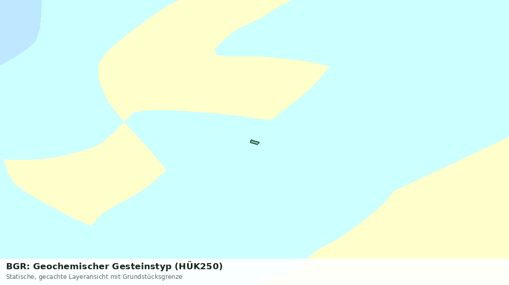 Statische Kartenansicht: BGR: Geochemischer Gesteinstyp (HÜK250)