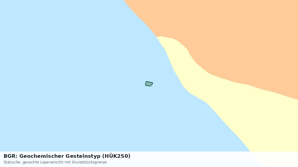 Statische Kartenansicht: BGR: Geochemischer Gesteinstyp (HÜK250)