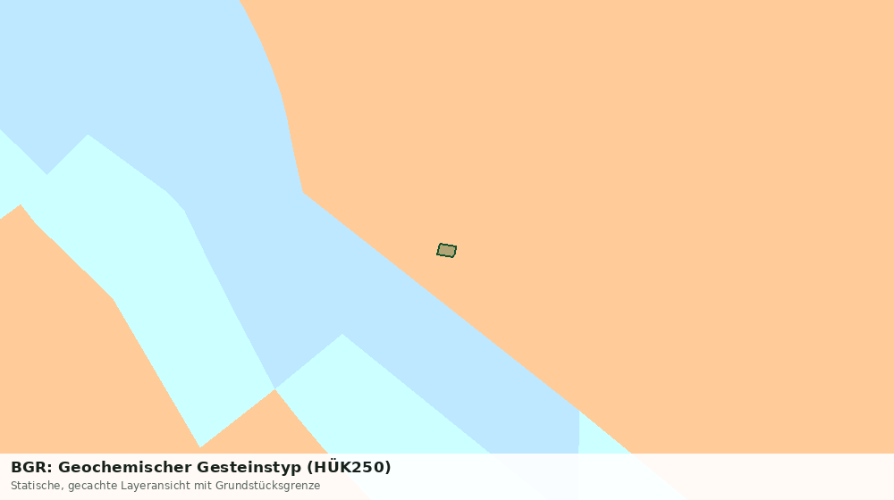 Statische Kartenansicht: BGR: Geochemischer Gesteinstyp (HÜK250)