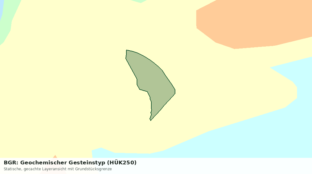 Statische Kartenansicht: BGR: Geochemischer Gesteinstyp (HÜK250)