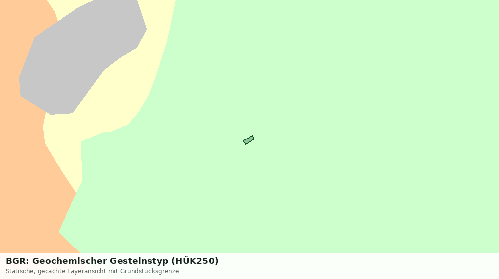 Statische Kartenansicht: BGR: Geochemischer Gesteinstyp (HÜK250)