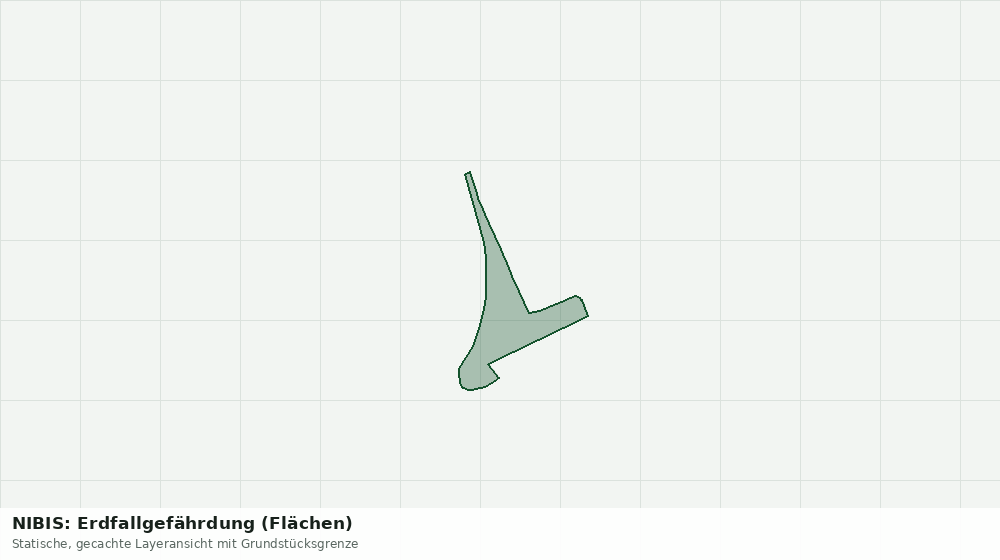 Statische Kartenansicht: NIBIS: Erdfallgefährdung (Flächen)
