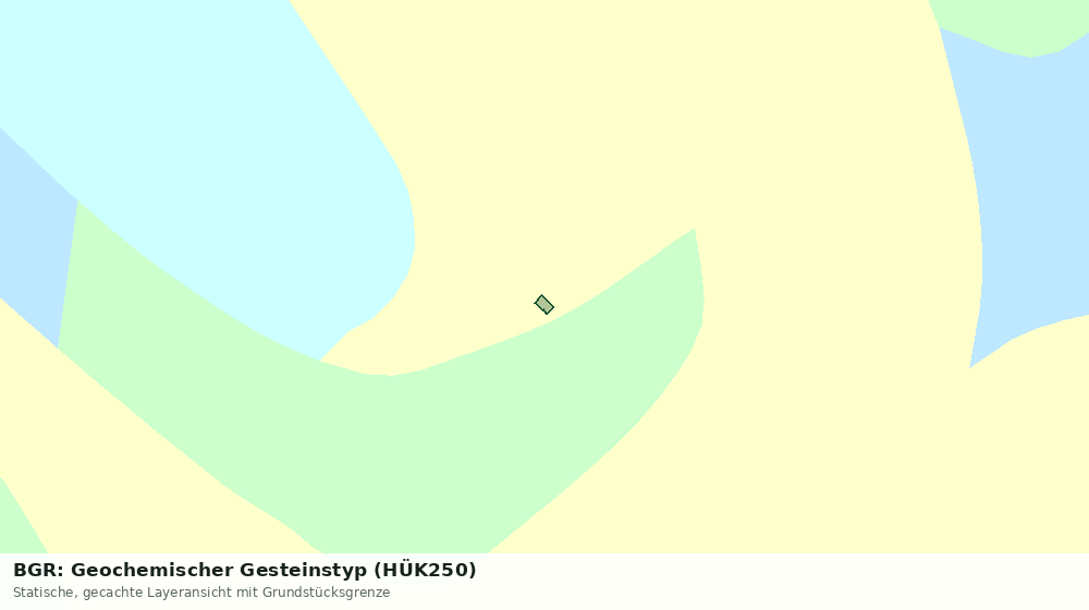 Statische Kartenansicht: BGR: Geochemischer Gesteinstyp (HÜK250)