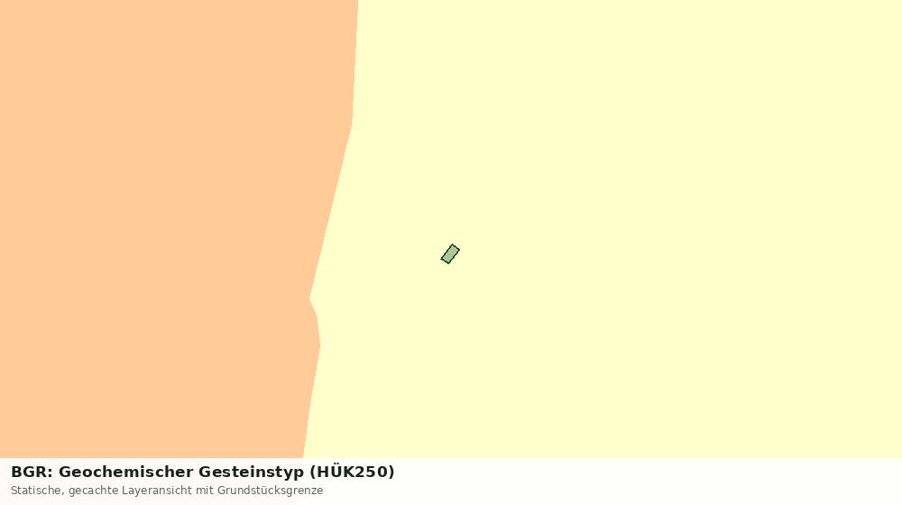 Statische Kartenansicht: BGR: Geochemischer Gesteinstyp (HÜK250)