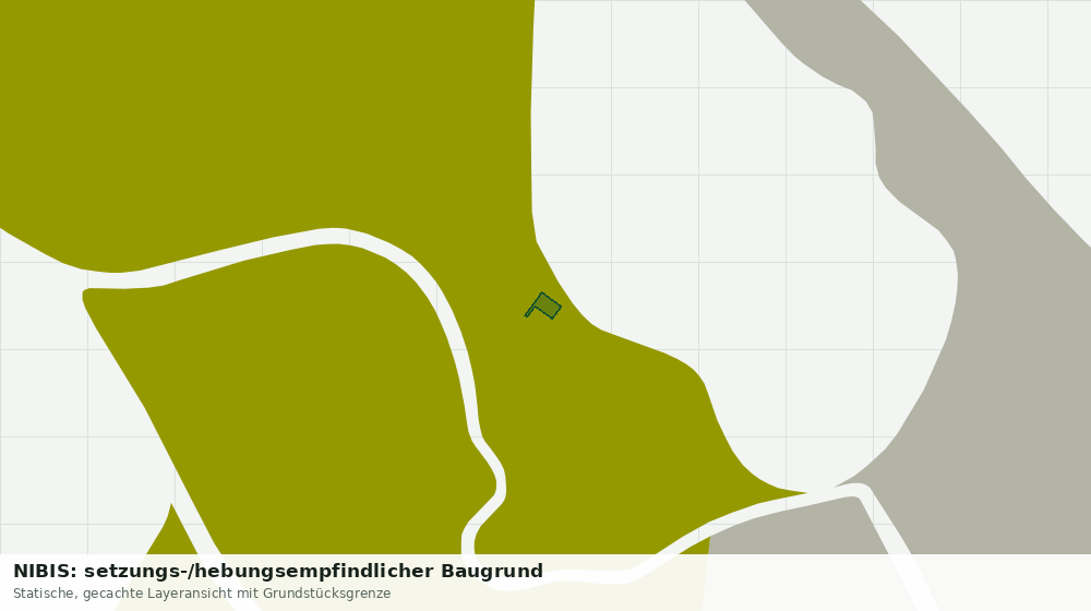 Statische Kartenansicht: NIBIS: setzungs-/hebungsempfindlicher Baugrund