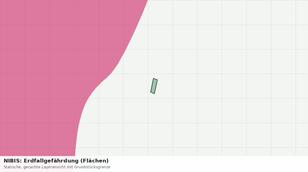 Statische Kartenansicht: NIBIS: Erdfallgefährdung (Flächen)
