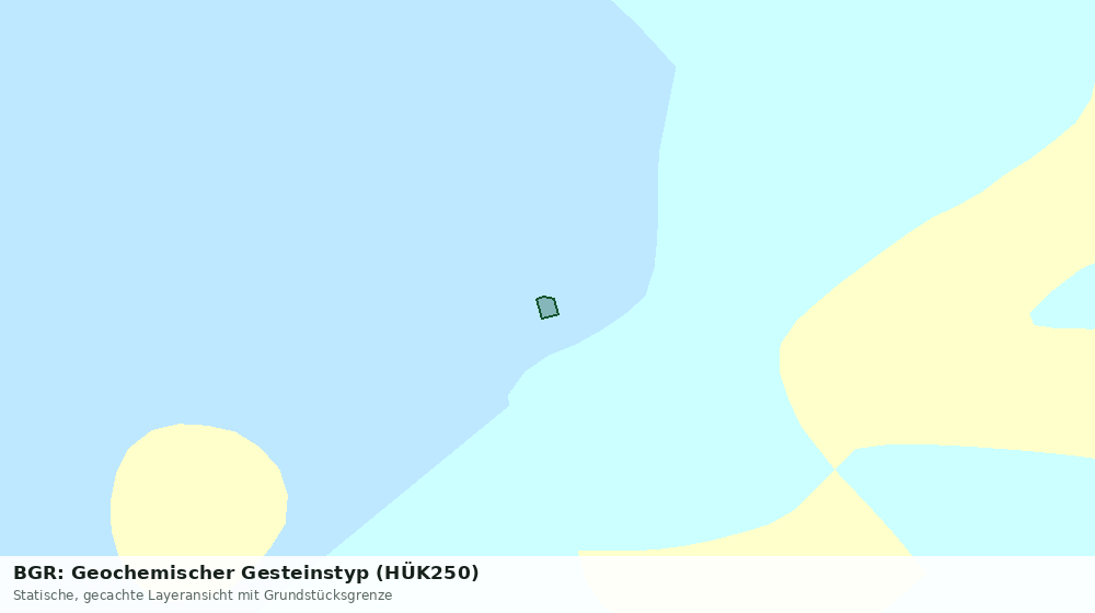 Statische Kartenansicht: BGR: Geochemischer Gesteinstyp (HÜK250)