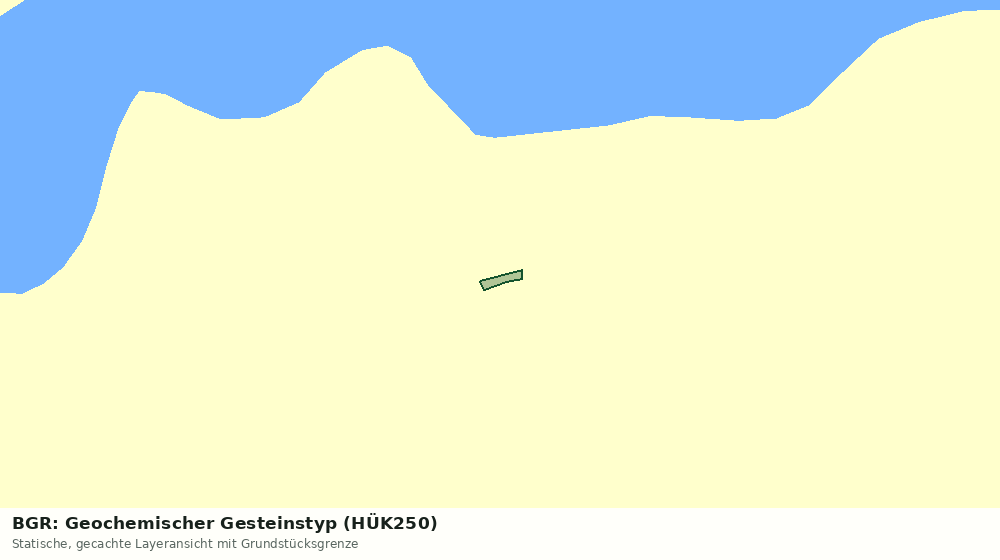Statische Kartenansicht: BGR: Geochemischer Gesteinstyp (HÜK250)