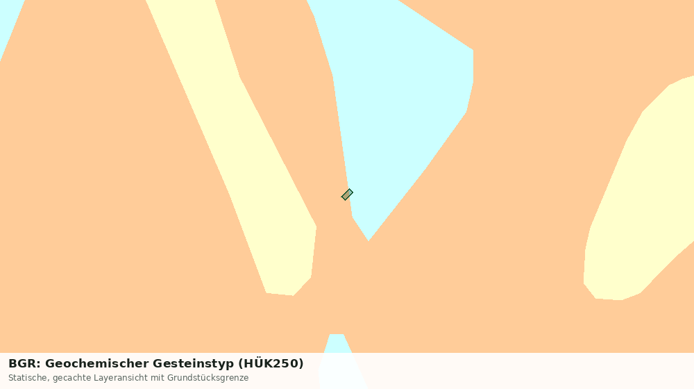 Statische Kartenansicht: BGR: Geochemischer Gesteinstyp (HÜK250)