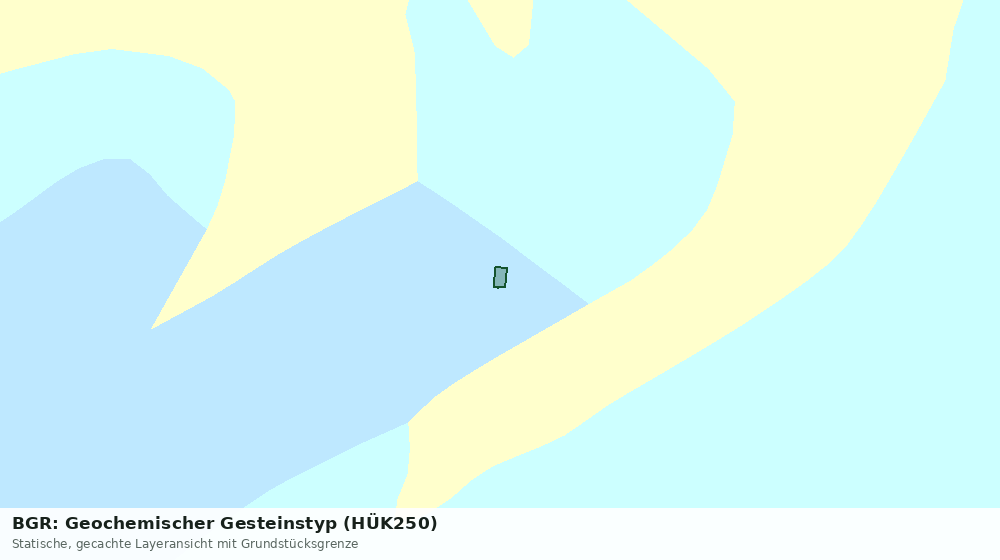 Statische Kartenansicht: BGR: Geochemischer Gesteinstyp (HÜK250)