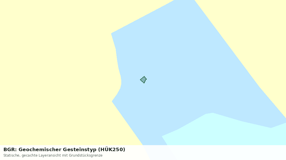 Statische Kartenansicht: BGR: Geochemischer Gesteinstyp (HÜK250)