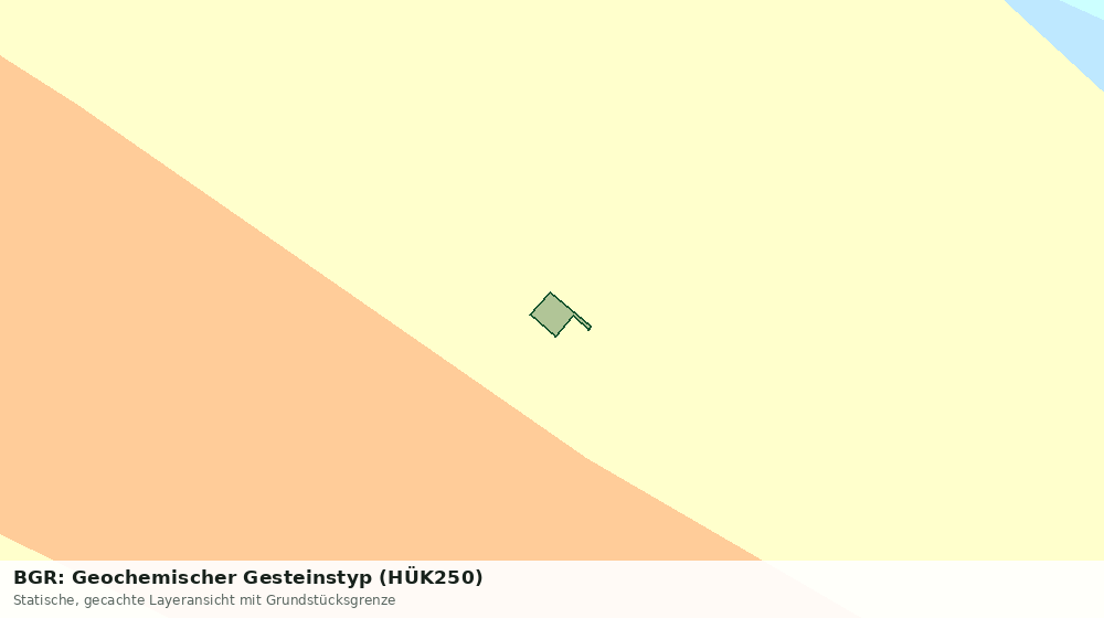 Statische Kartenansicht: BGR: Geochemischer Gesteinstyp (HÜK250)