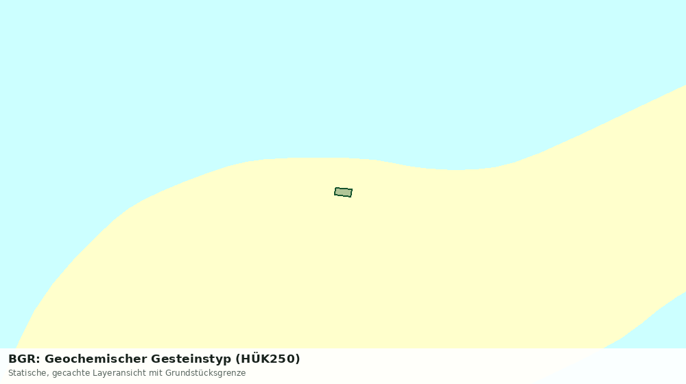 Statische Kartenansicht: BGR: Geochemischer Gesteinstyp (HÜK250)