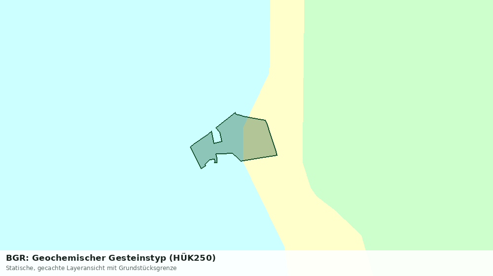 Statische Kartenansicht: BGR: Geochemischer Gesteinstyp (HÜK250)