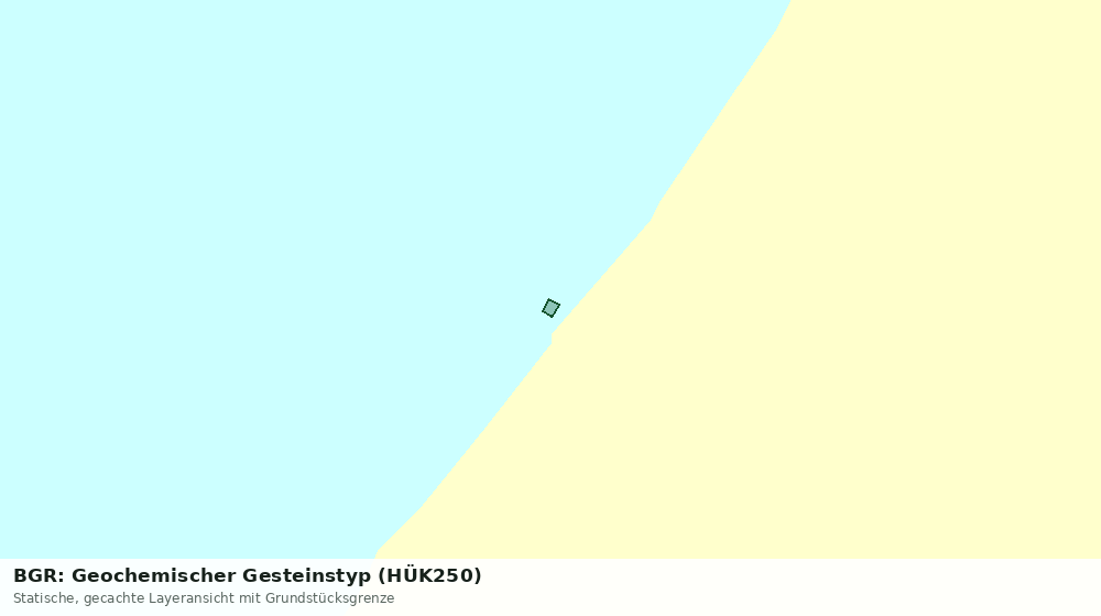 Statische Kartenansicht: BGR: Geochemischer Gesteinstyp (HÜK250)