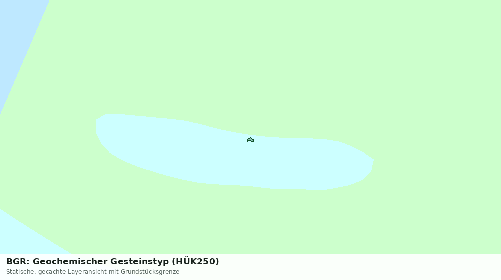 Statische Kartenansicht: BGR: Geochemischer Gesteinstyp (HÜK250)