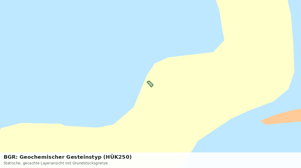 Statische Kartenansicht: BGR: Geochemischer Gesteinstyp (HÜK250)