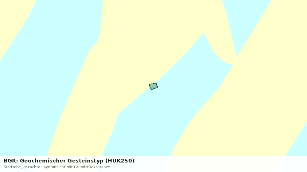 Statische Kartenansicht: BGR: Geochemischer Gesteinstyp (HÜK250)