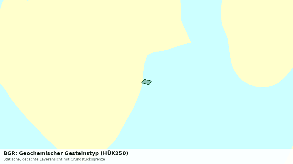 Statische Kartenansicht: BGR: Geochemischer Gesteinstyp (HÜK250)