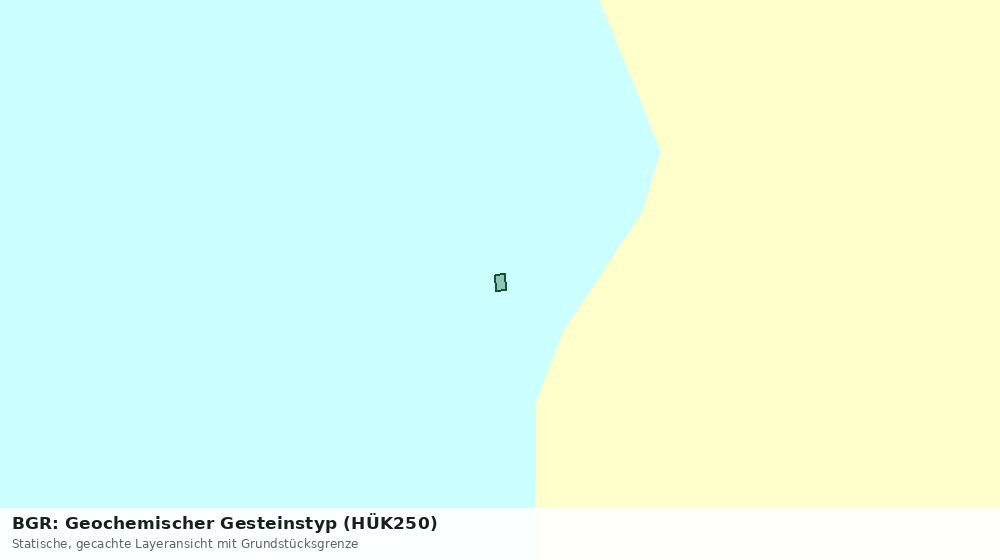 Statische Kartenansicht: BGR: Geochemischer Gesteinstyp (HÜK250)