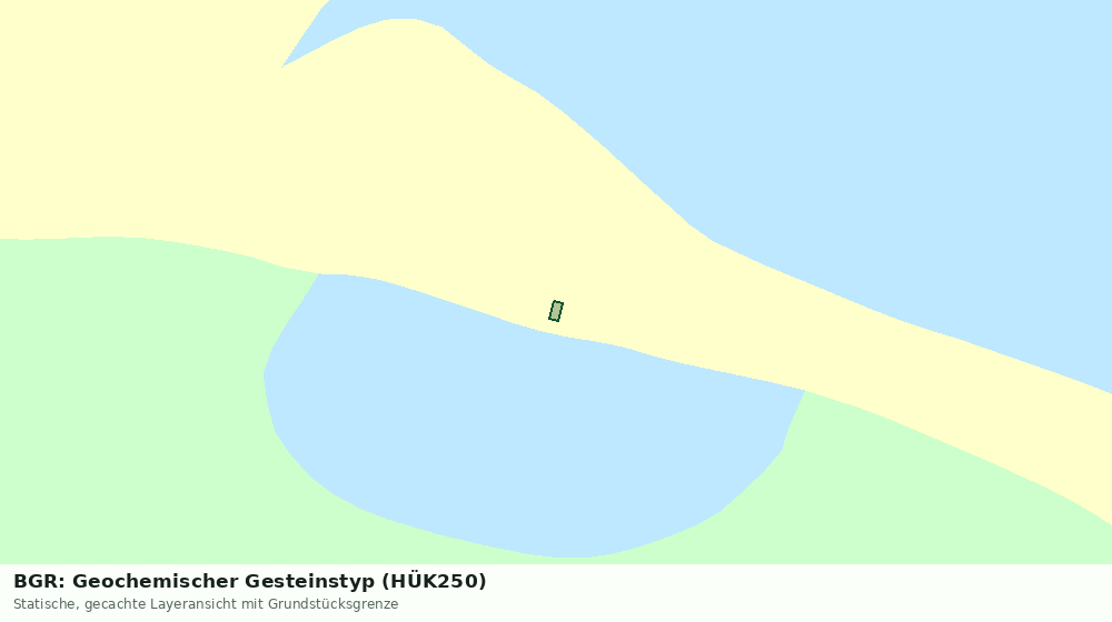 Statische Kartenansicht: BGR: Geochemischer Gesteinstyp (HÜK250)