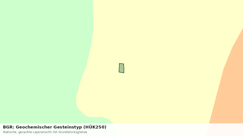 Statische Kartenansicht: BGR: Geochemischer Gesteinstyp (HÜK250)
