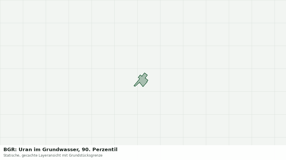 Statische Kartenansicht: BGR: Uran im Grundwasser, 90. Perzentil