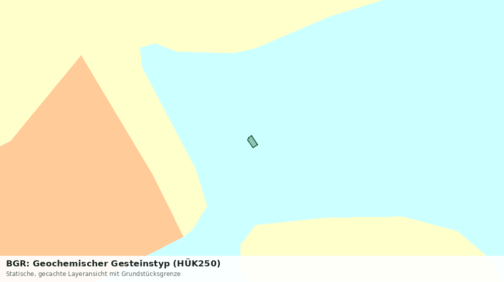 Statische Kartenansicht: BGR: Geochemischer Gesteinstyp (HÜK250)