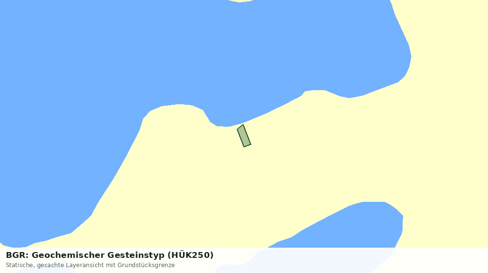 Statische Kartenansicht: BGR: Geochemischer Gesteinstyp (HÜK250)