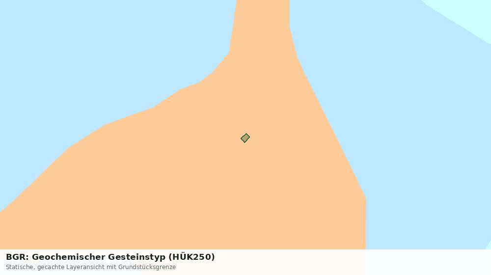 Statische Kartenansicht: BGR: Geochemischer Gesteinstyp (HÜK250)