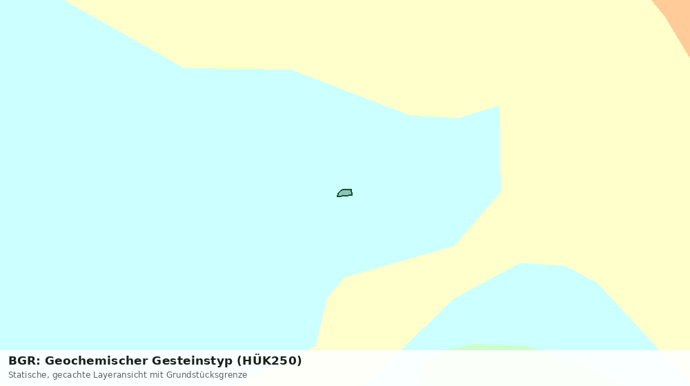 Statische Kartenansicht: BGR: Geochemischer Gesteinstyp (HÜK250)