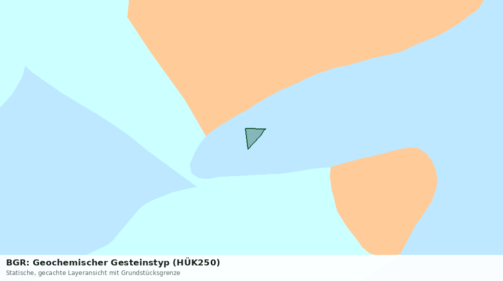 Statische Kartenansicht: BGR: Geochemischer Gesteinstyp (HÜK250)