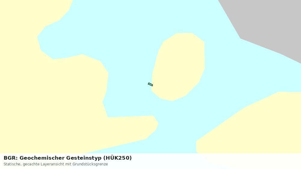 Statische Kartenansicht: BGR: Geochemischer Gesteinstyp (HÜK250)