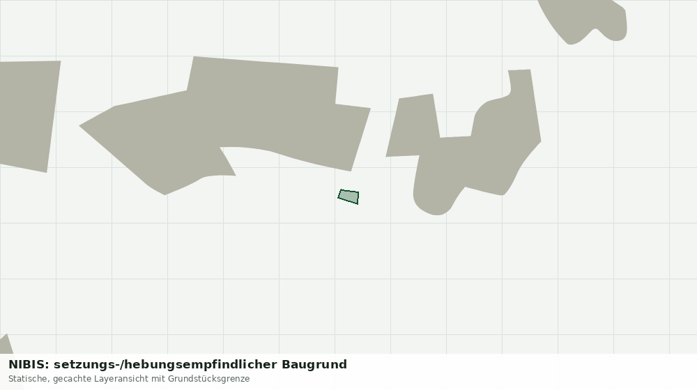 Statische Kartenansicht: NIBIS: setzungs-/hebungsempfindlicher Baugrund