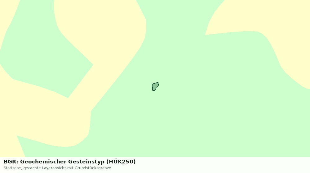 Statische Kartenansicht: BGR: Geochemischer Gesteinstyp (HÜK250)