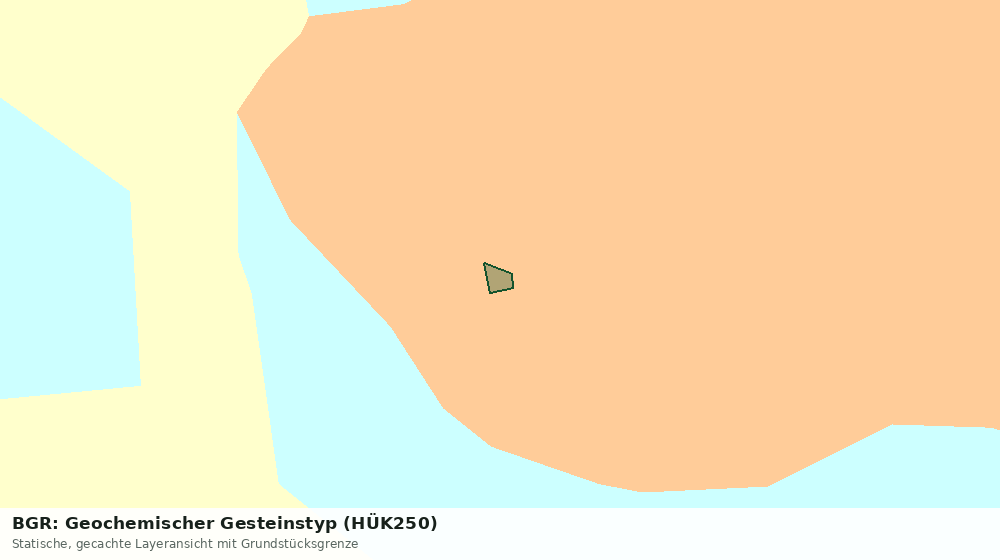 Statische Kartenansicht: BGR: Geochemischer Gesteinstyp (HÜK250)